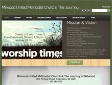 Tablet Screenshot of milwoodunitedmethodistchurch.org